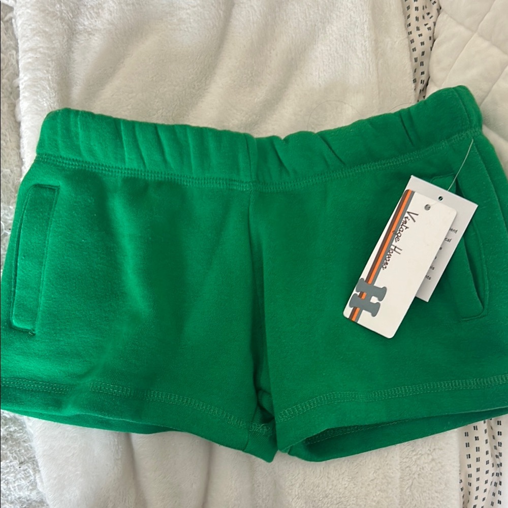 Girls Vintage Havana Mid-Rise Sweat Shorts